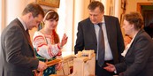 Губернатор посетил выставку «Самобытность земли Подпорожской»