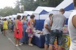 В день 87-летия Ленобласти в центре Приозерска развернулась сельскохозяйственная ярмарка