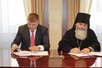 Подписано соглашение о сотрудничестве между Тихвинской епархией и Кировским районом