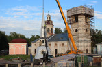 На колокольню Благовещенского собора установили шпиль