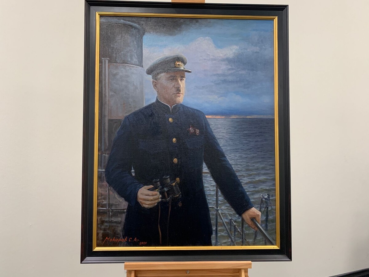 В экспозиции музея «Дорога жизни» появится портрет капитана Ивана Ерофеева