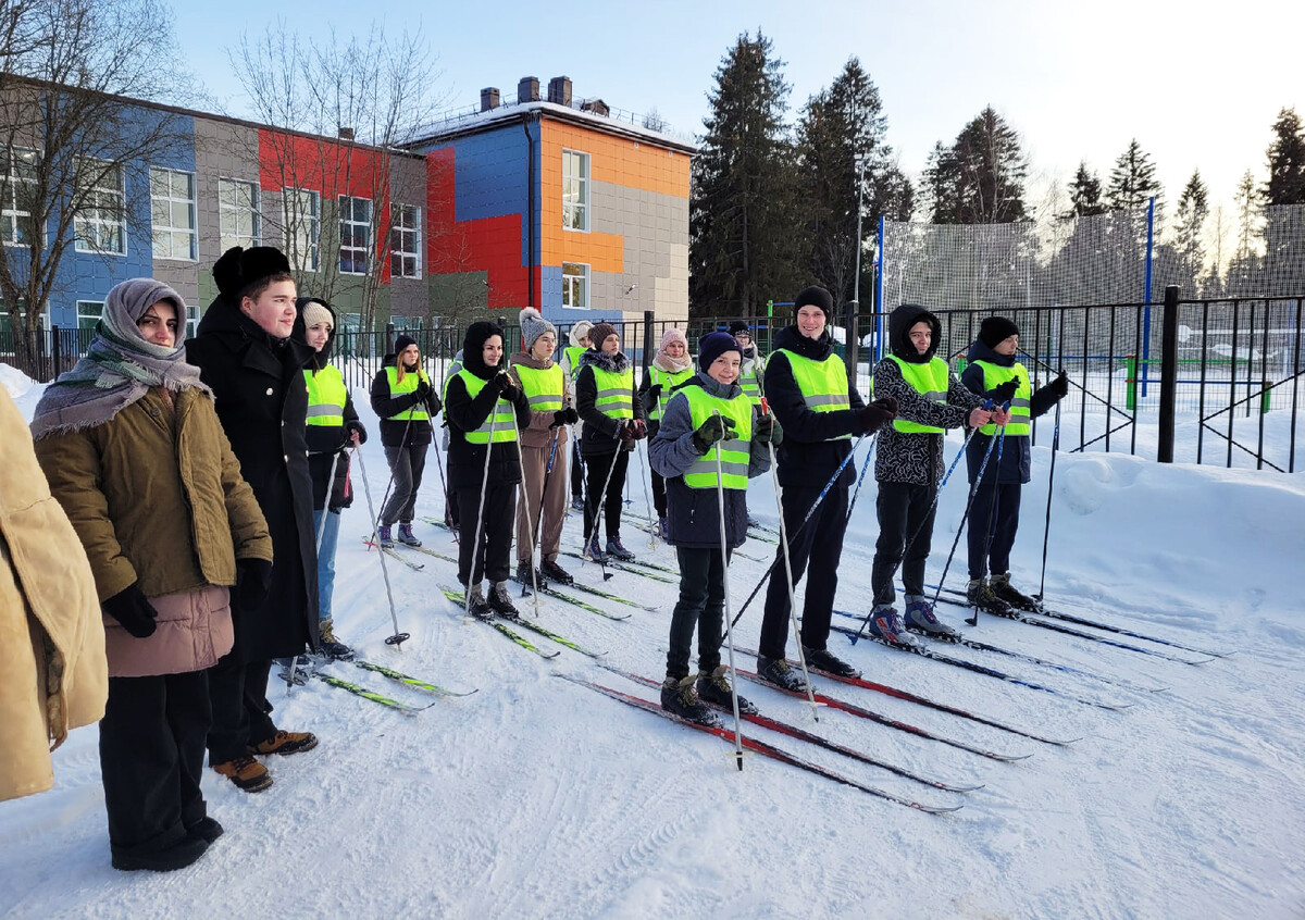 Шумские школьники встали на лыжню в день прорыва блокады 