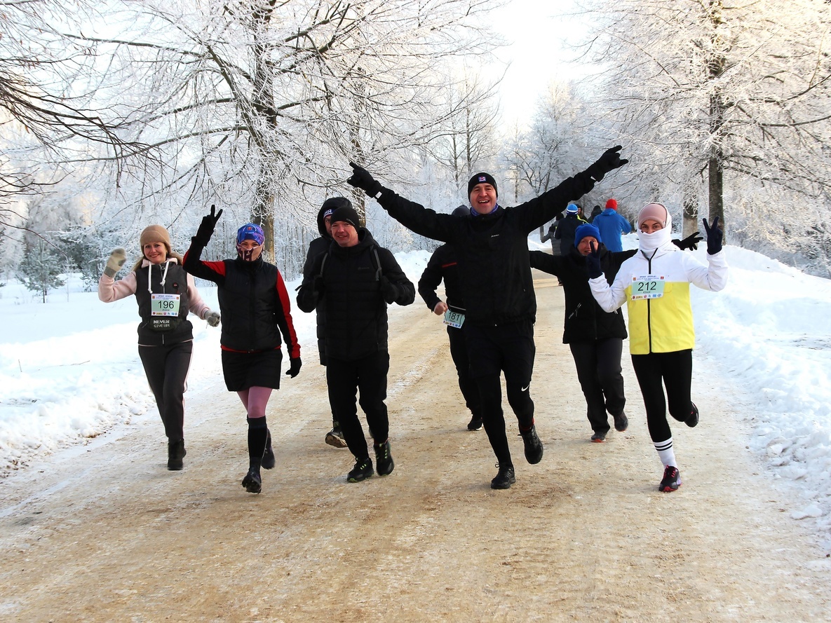Легкоатлетический пробег "Прорыв" показал: наши спортсмены холода не боятся! 