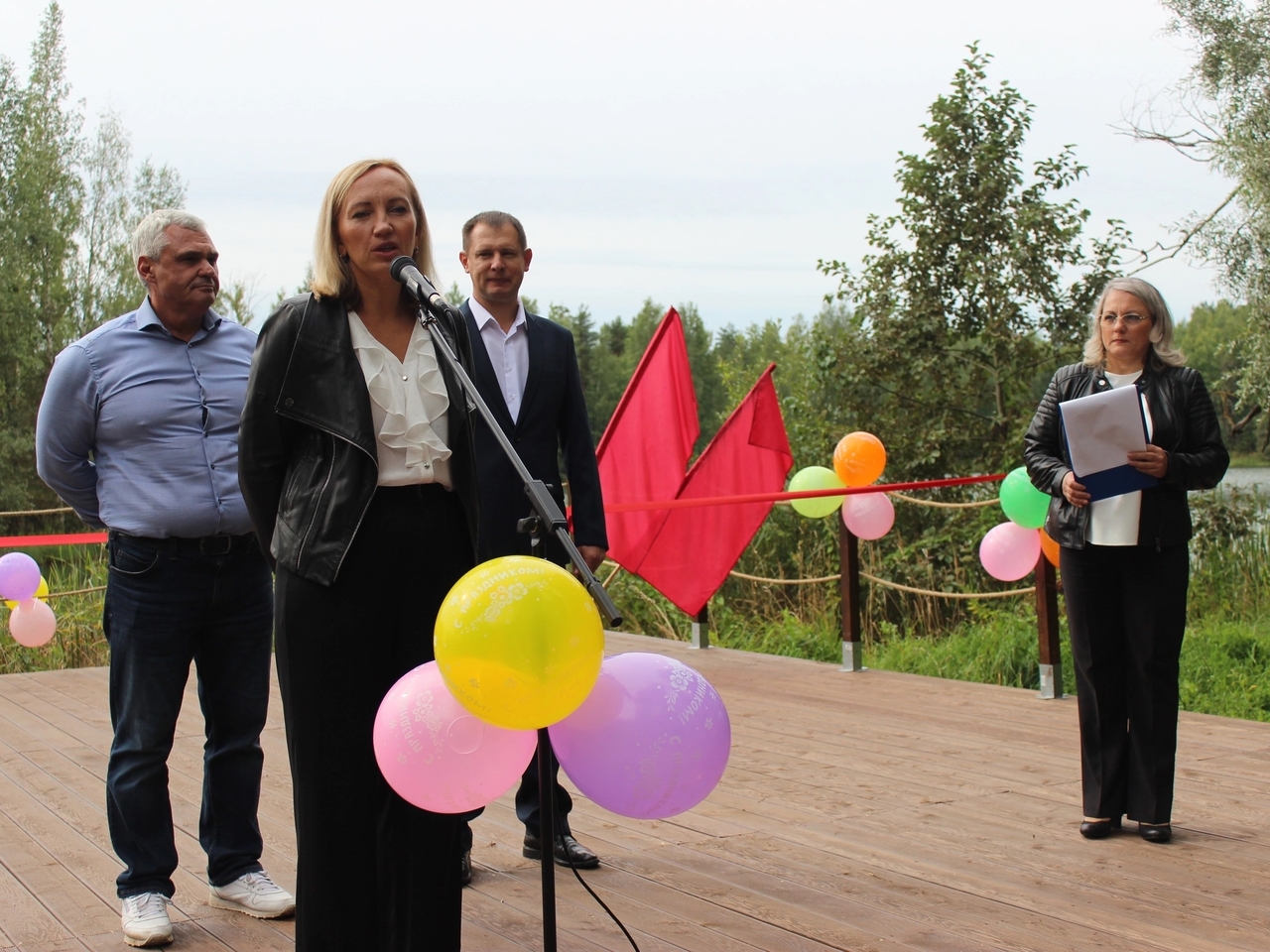 В посёлке Павлово открыли новое общественное пространство 