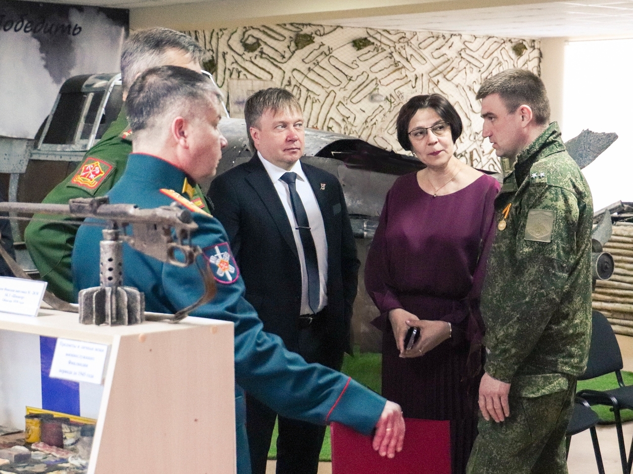 Поисковый батальон принимает поздравления 