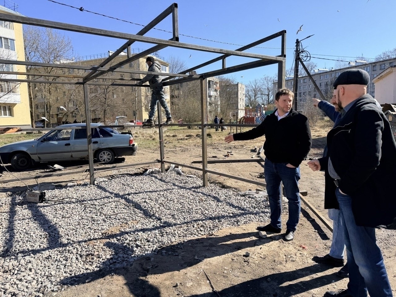 Шлиссельбург обновляет площадки для твёрдых коммунальных отходов Шлиссельбург обновляет площадки для твёрдых коммунальных отходов