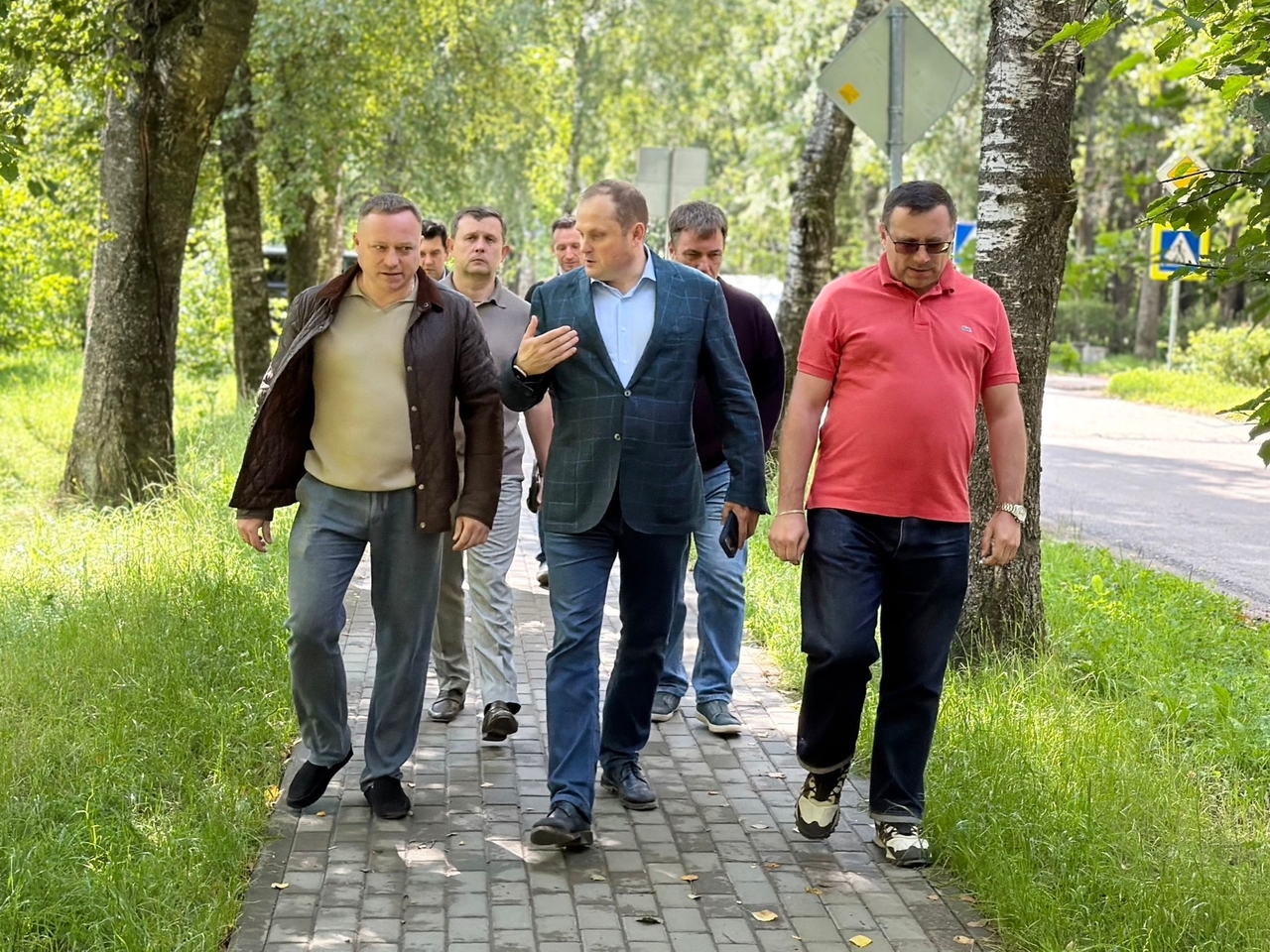С рабочим визитом — в Назию и Путилово 