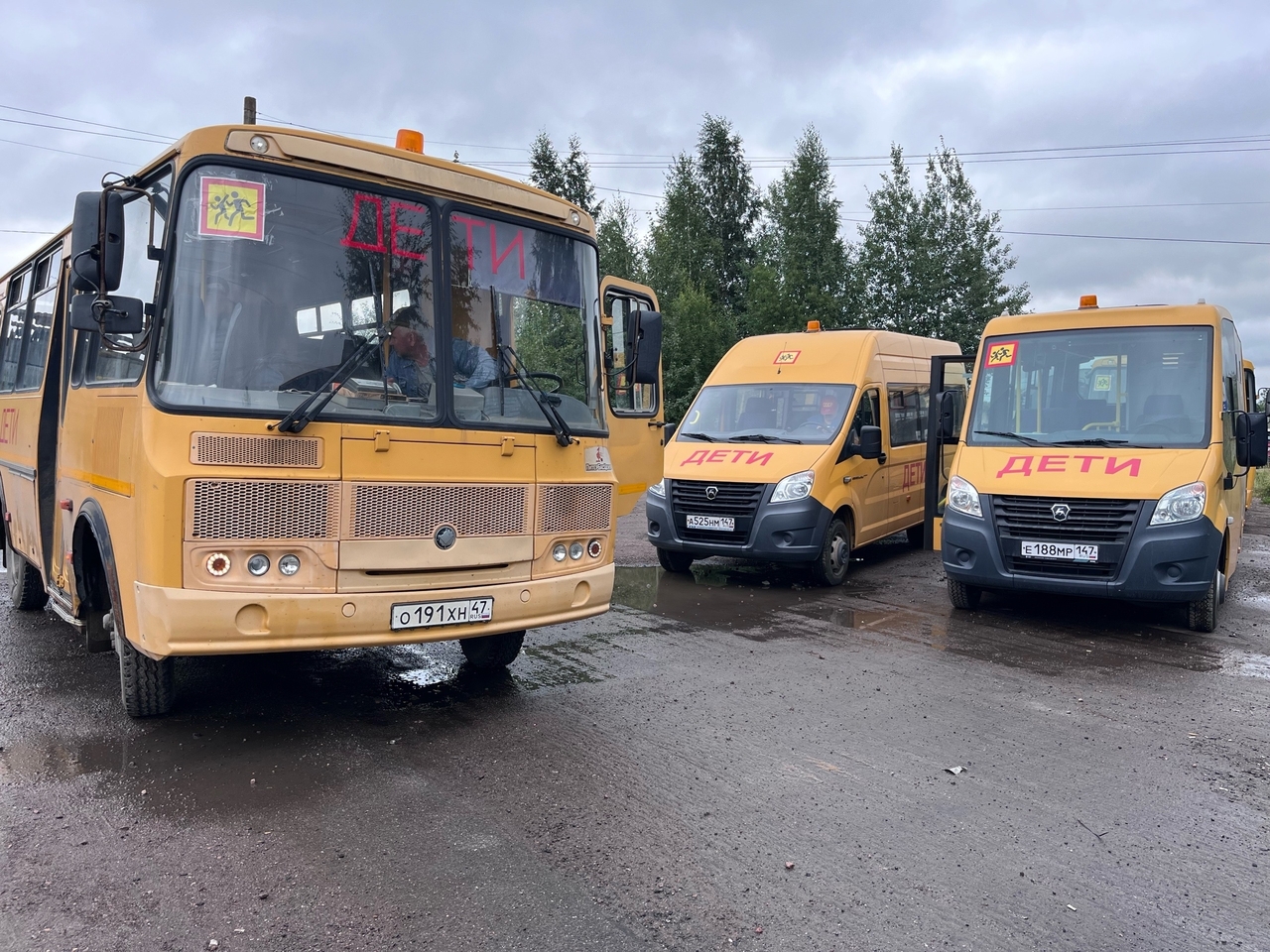 Школьные автобусы прошли предрейсовую проверку 