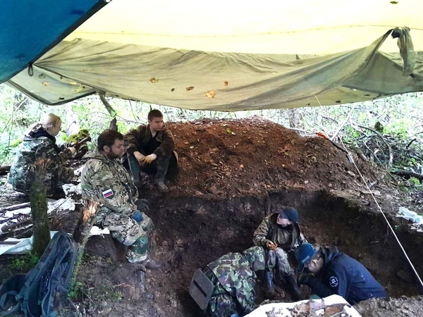 В Кировском районе подняты останки 30 бойцов Красной армии 